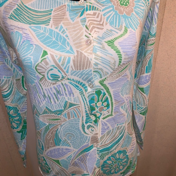 Sigrid Olsen Shirt with buttons Petite Size Medium - Picture 2 of 6